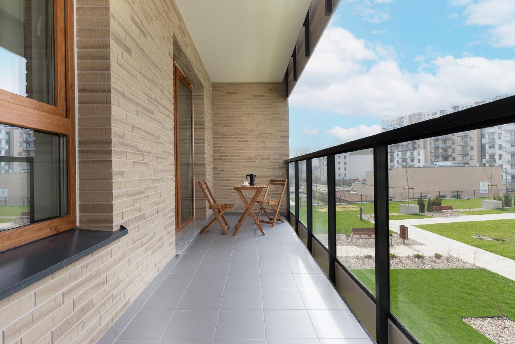 Nowa Letnica Comfortable Apartments With Balcony & Parking Gdansk By Noclegi Renters Eksteriør bilde
