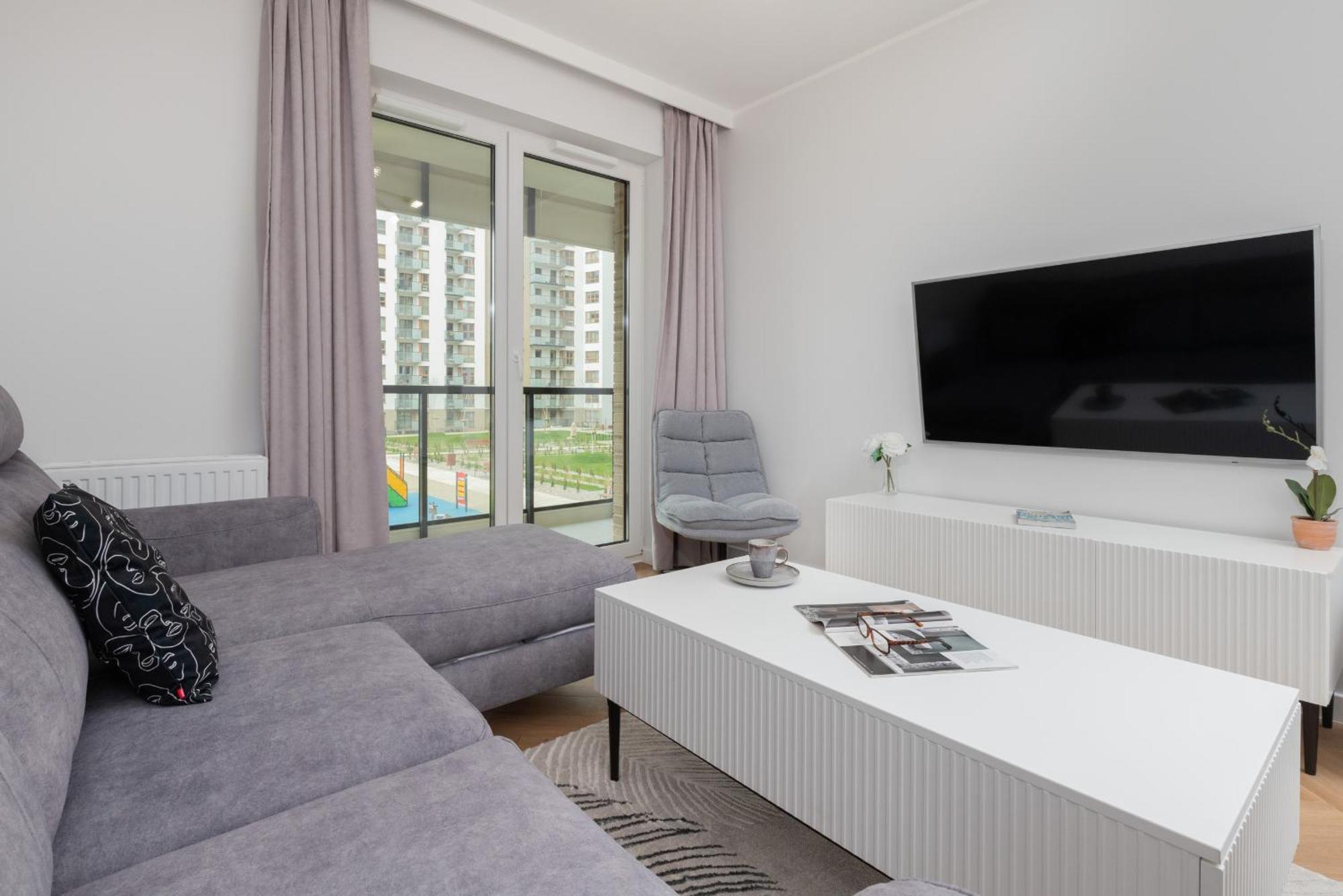 Nowa Letnica Comfortable Apartments With Balcony & Parking Gdansk By Noclegi Renters Eksteriør bilde